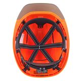 Каска защитная СОМЗ-80 Абсолют Престиж RAPID оранжевая (783714)