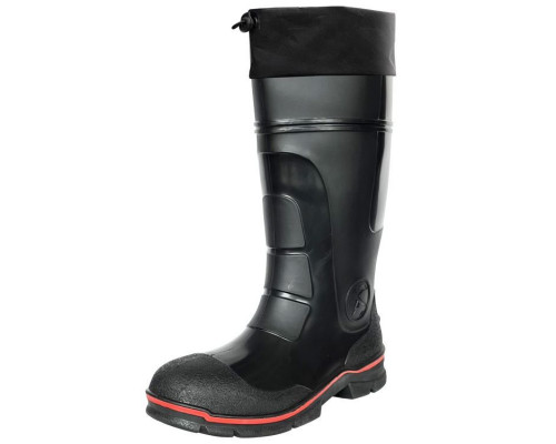Сапоги ПВХ "Акватрек", КП, с надставкой, цв. чёрный